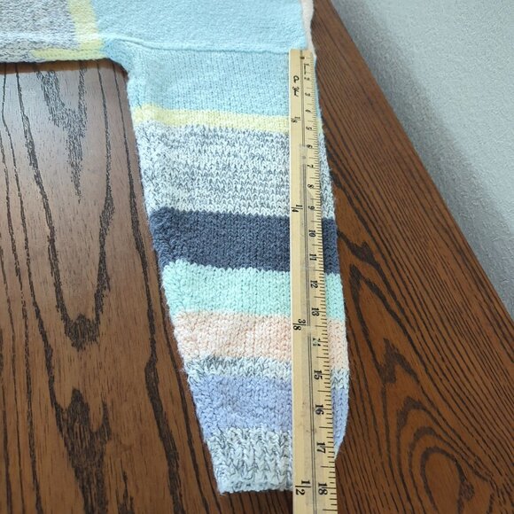 Vintage One Step Up Chevron Pattern Sweater Medium Acrylic Knit - Picture 11 of 13